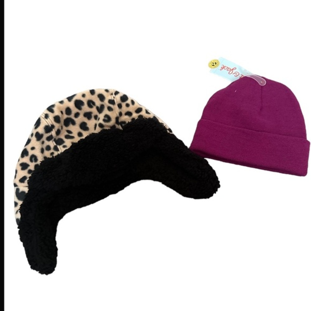 Cat & Jack Kids Beanie and Trapper Hat NWT One Size